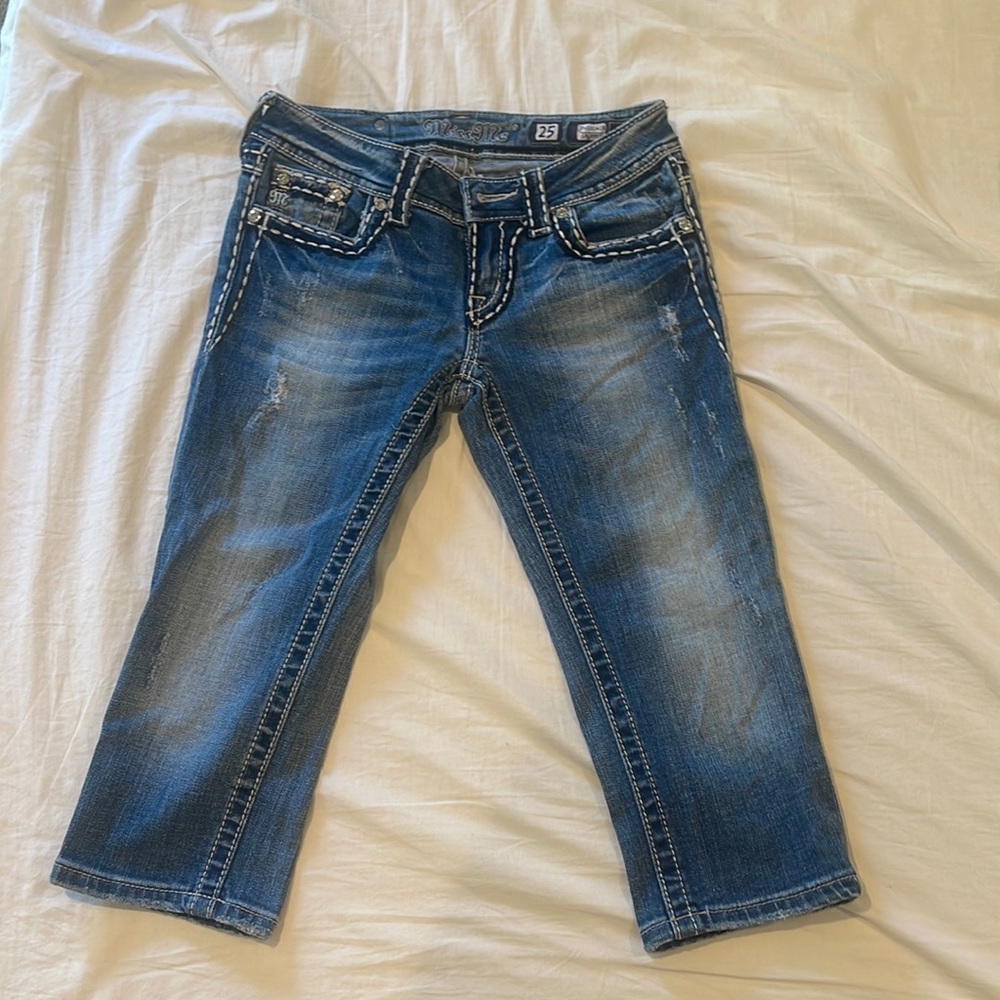 Miss me crop jeans size 25